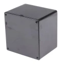 Hammond 1591 Series Flame Retardant ABS Black Lid Enclosure, IP54, 94 mm x 120 mm x 120 mm 