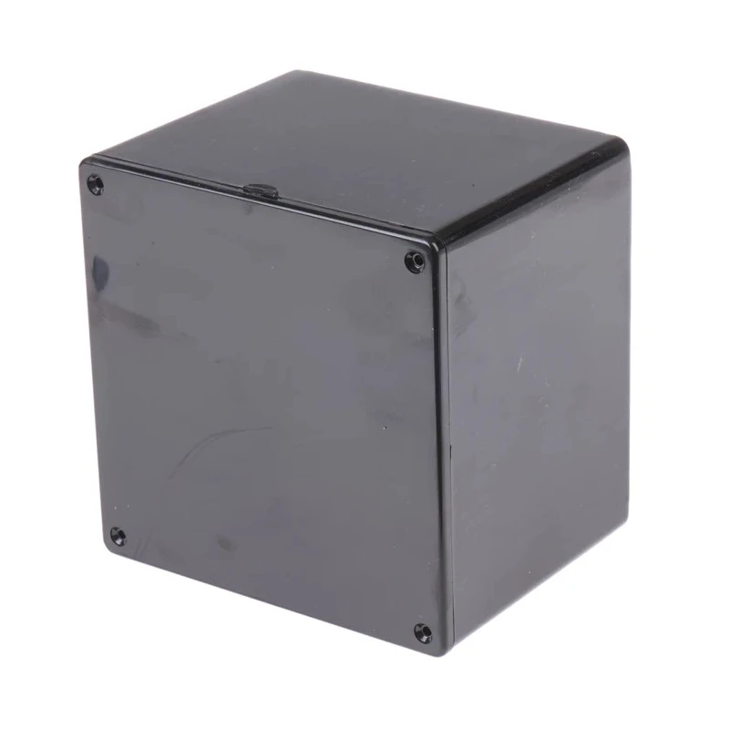 Hammond 1591 Series Flame Retardant ABS Black Lid Enclosure, IP54, 94 mm x 120 mm x 120 mm 