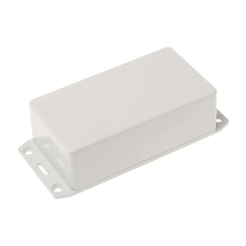 Hammond Flanged Flame Retardant ABS Enclosure Grey Lid IP54 36 mm x 120 mm x 65 mm 1591CFLGY