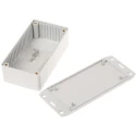 Hammond Flanged Flame Retardant ABS Enclosure Grey Lid IP54 36 mm x 120 mm x 65 mm 1591CFLGY