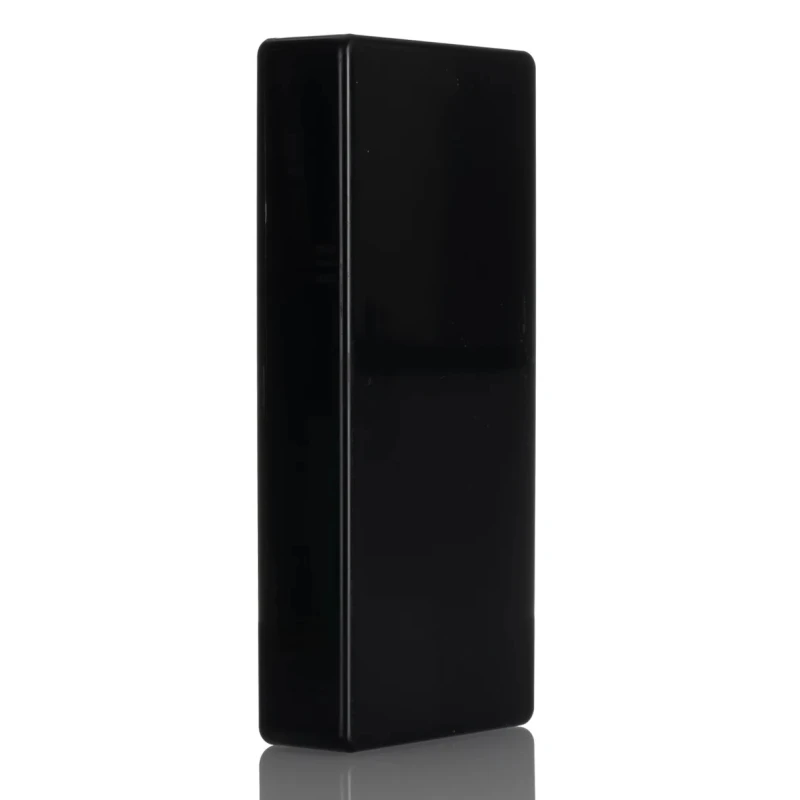 RS PRO 1591 Series Flame Retardant ABS Black Enclosure IP54 29 mm x 166 mm x 71 mm 1591HBK