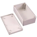 Hammond 1591 Series Flame Retardant ABS Enclosure Grey Lid IP54 29 mm x 165 mm x 71 mm 1591HGY