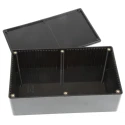 Hammond Flanged 1591 Series Black Flame Retardant ABS Enclosure IP54 61 mm x 191 mm x 110 mm 1591EBK