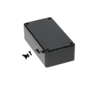 Hammond Flanged 1591 Series Black Flame Retardant ABS Enclosure IP54 61 mm x 191 mm x 110 mm 1591EBK