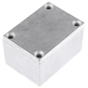 Hammond Die Cast Aluminium Enclosure with Natural Lid, IP65 Rated, 31 mm x 53 mm x 38 mm 1590WH