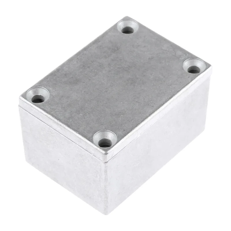 Hammond Die Cast Aluminium Enclosure with Natural Lid, IP65 Rated, 31 mm x 53 mm x 38 mm 1590WH
