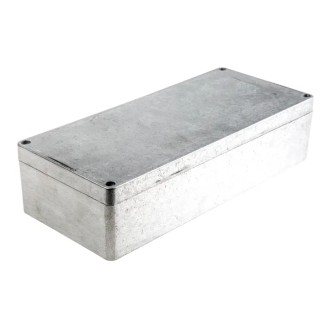 Hammond 1590 Series Natural Lid Die Cast Aluminium Enclosure IP66 IK08 91.2 mm x 360 mm x 159.6 mm 1590Z166