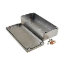 Hammond 1590 Series Natural Lid Die Cast Aluminium Enclosure IP66 IK08 91.2 mm x 360 mm x 159.6 mm 1590Z166