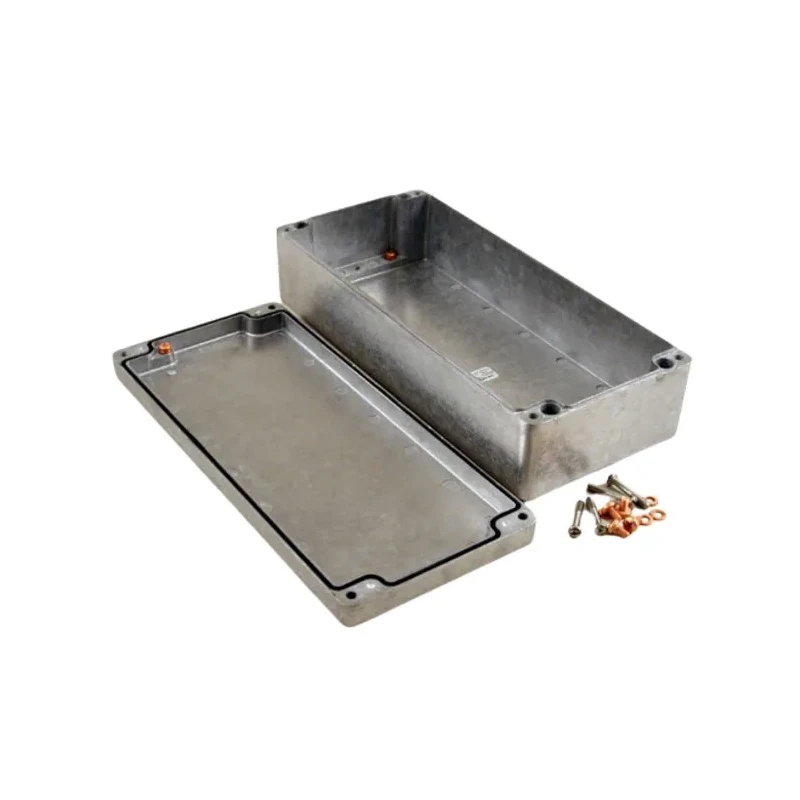 Hammond 1590 Series Natural Lid Die Cast Aluminium Enclosure IP66 IK08 91.2 mm x 360 mm x 159.6 mm 1590Z166