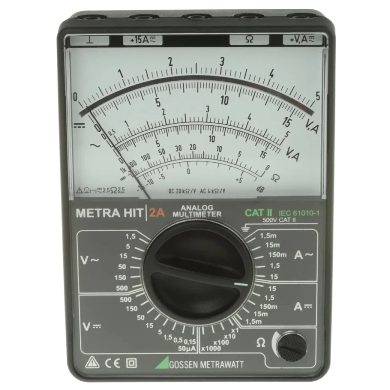 Gossen Metrawatt METRAHit 2A Handheld Multimeter, 15 A AC/DC, 1 kV AC/DC M101A