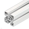 Bosch Rexroth Silver Aluminium Strut Profile 45 x 45 mm 10 mm Groove, 1 m Length, Series MGE 13.2 3842992425/1000