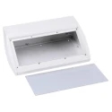 METCASE Unidesk Series Black Grey Aluminium Desktop Enclosure Sloped Front 102 mm M5330105RS