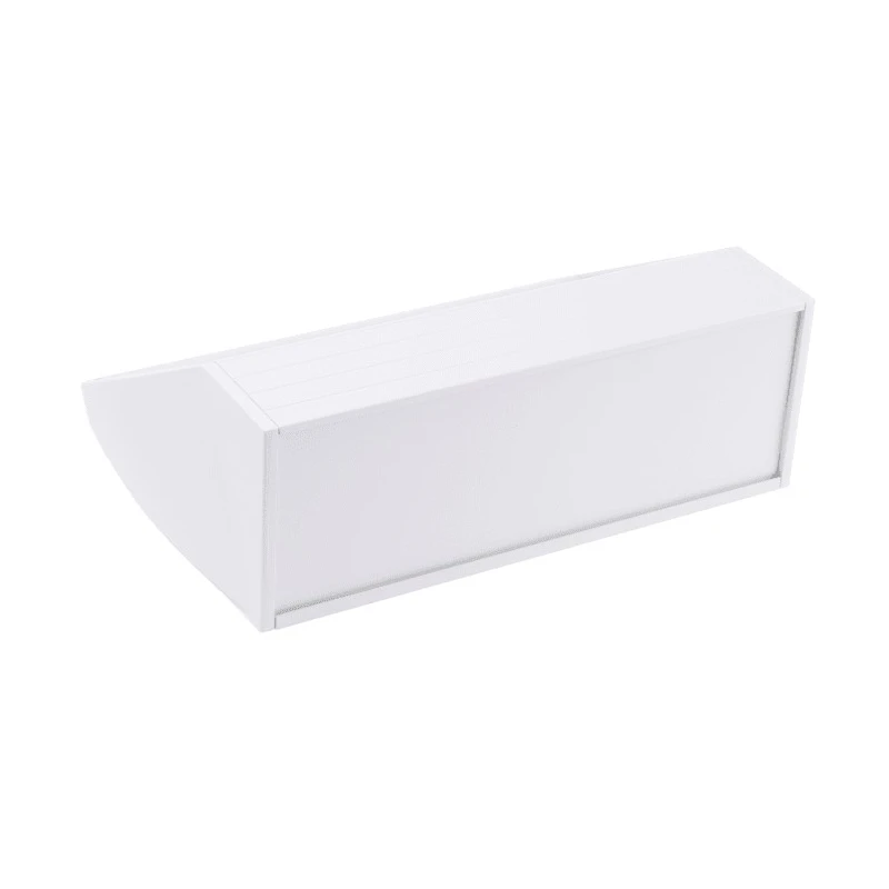 METCASE Unidesk Series Black Grey Aluminium Desktop Enclosure Sloped Front 102 mm M5330105RS