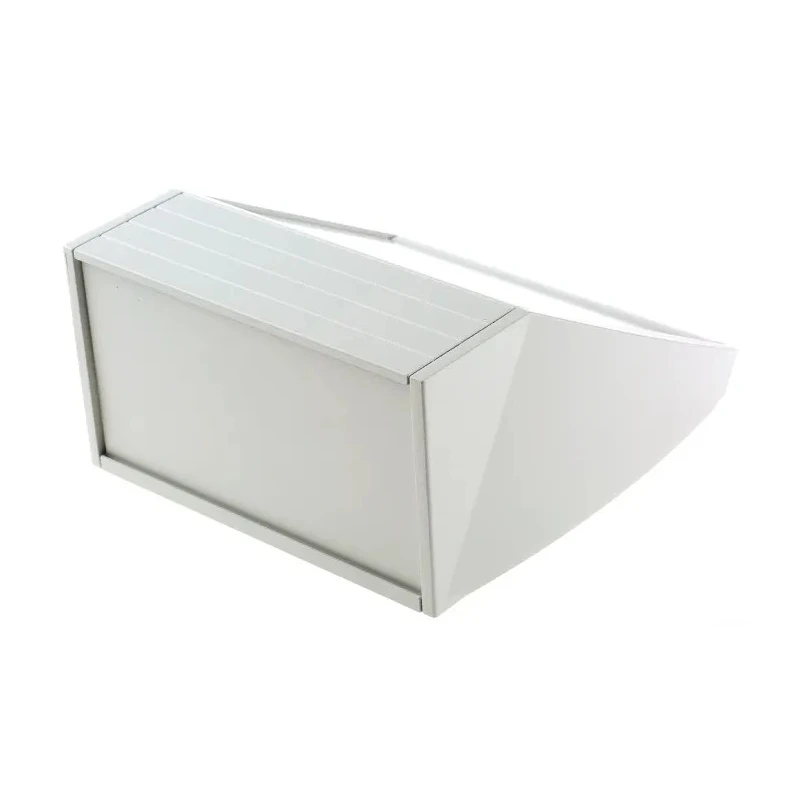 METCASE Aluminium Enclosure Desktop Enclosure Sloped Front Black RAL 9005, RAL 7035 200 mm x 400 mm x 102 mm M5320105RS