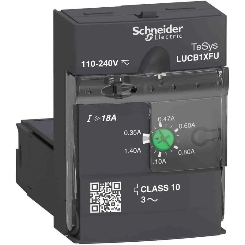 Schneider Electric TeSys U Advanced Motor Starter 690V 250W 3 Phase IP40 IP20 LUCB1XFU