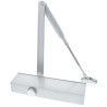 Briton Silver Overhead Adjustable Strength Door Closer Fire Door Compatible 80kg Maximum Door Weight 1.1m Maximum 1120B.SES