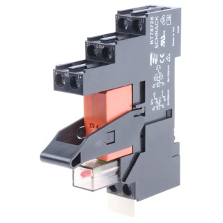 TE Connectivity RT Series Interface Relay DIN Rail Mount 24V dc Coil SPDT Contact Configuration RT3S4LC4 4-1415073-1
