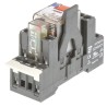 TE Connectivity DIN Rail Power Relay 24V DC Coil 12A Switching Current DPDT PT2S7LC4 8-1415074-1