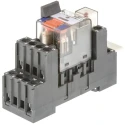TE Connectivity DIN Rail Power Relay 24V DC Coil 12A Switching Current DPDT PT2S7LC4 8-1415074-1