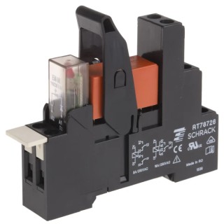 TE Connectivity RT Series Electromechanical Interface Relay, DIN Rail Mount, 230V AC Coil, SPDT, 16A RT3S4T30 6-1415073-1
