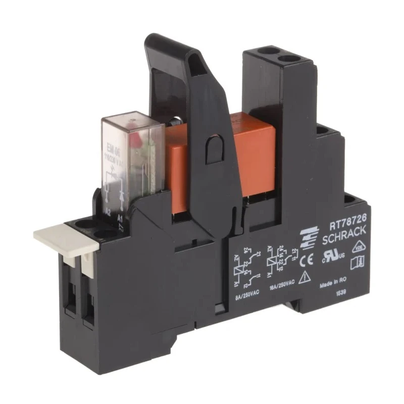 TE Connectivity RT Series Electromechanical Interface Relay, DIN Rail Mount, 230V AC Coil, SPDT, 16A RT3S4T30 6-1415073-1