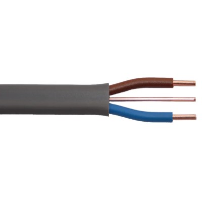 Prysmian 3 Core Power Cable 6mm² Grey Polyvinyl Chloride Jacket 240V 70°C 50 m 20145159