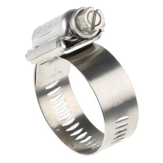 HI-TORQUE Stainless Steel Slotted Hex Worm Drive Hose & Jubilee Clip 16mm Width 20-35mm ID HTM35P