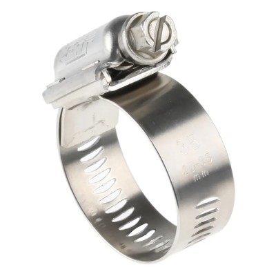 HI-TORQUE Stainless Steel Slotted Hex Worm Drive Hose & Jubilee Clip 16mm Width 20-35mm ID HTM35P