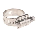 HI-TORQUE Stainless Steel Slotted Hex Worm Drive Hose Clip 16mm Width 25-40mm ID HTM40P