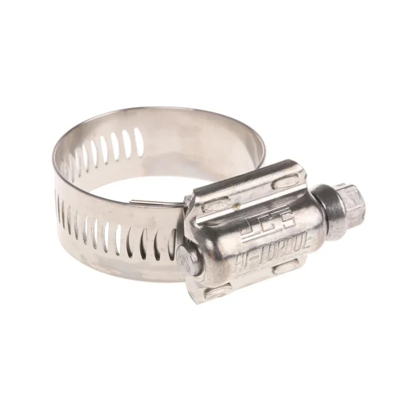HI-TORQUE Stainless Steel Slotted Hex Worm Drive Hose Clip 16mm Width 25-40mm ID HTM40P