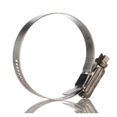 HI-TORQUE Heavy-Duty Stainless Steel Slotted Hex Worm Drive Hose Clip 40-60 mm ID HTM60P