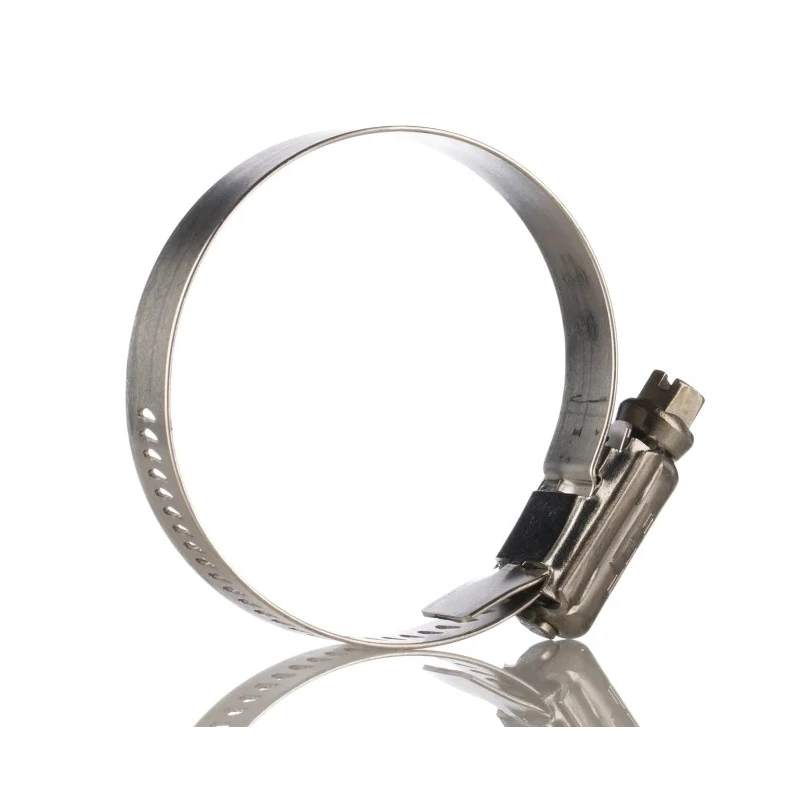 HI-TORQUE Heavy-Duty Stainless Steel Slotted Hex Worm Drive Hose Clip 40-60 mm ID HTM60P