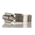 HI-TORQUE Heavy-Duty Stainless Steel Slotted Hex Worm Drive Hose Clip 40-60 mm ID HTM60P