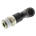 Legris LF3000 Series Male Pneumatic Fitting Nickel Plated Brass 3/8 in R LF3000