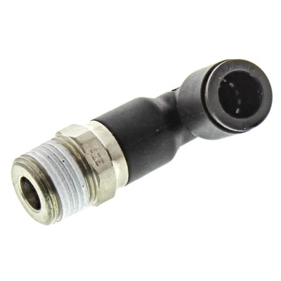 Legris LF3000 Series Male Pneumatic Fitting Nickel Plated Brass 3/8 in R LF3000