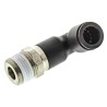 Legris LF3000 Series Male Pneumatic Fitting Nickel Plated Brass 3/8 in R LF3000