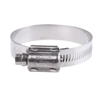 HI-TORQUE Stainless Steel Slotted Hex Worm Drive Hose Clip 70 mm ID HTM70P
