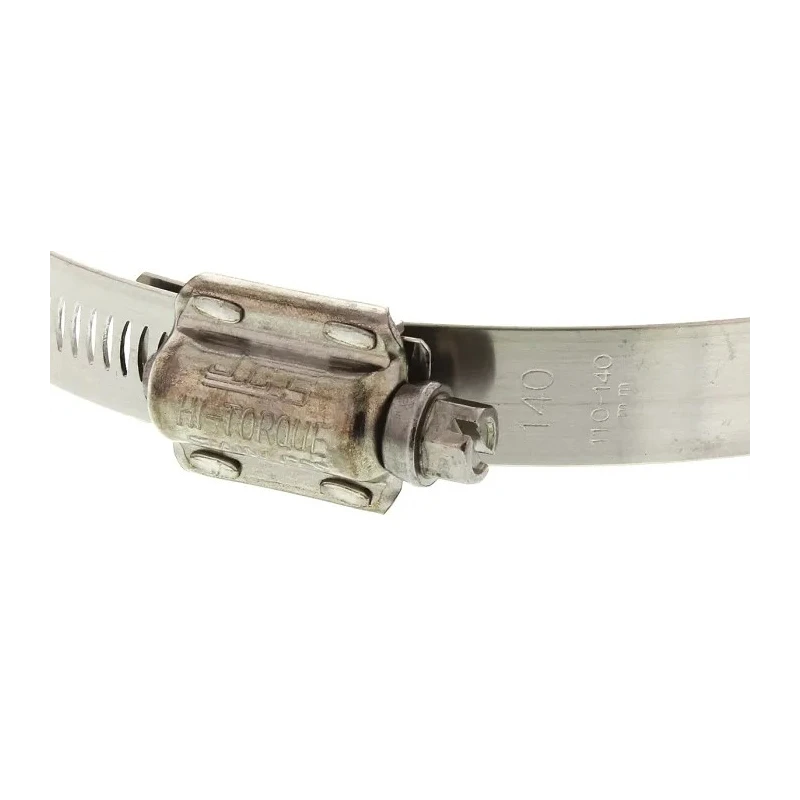 HI-TORQUE Hose & Jubilee Clip Stainless Steel Slotted Hex Worm Drive 110-140 mm ID HTM140P
