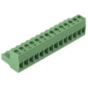 Phoenix Contact MSTB 2.5/14-ST-5.08 Series Pluggable Terminal Block, 14-Contact, 5.08 mm Pitch, 12A Current, 1 Row 1757132