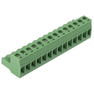 Phoenix Contact MSTB 2.5/14-ST-5.08 Series Pluggable Terminal Block, 14-Contact, 5.08 mm Pitch, 12A Current, 1 Row 1757132