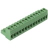 Phoenix Contact MSTB 2.5/14-ST-5.08 Series Pluggable Terminal Block, 14-Contact, 5.08 mm Pitch, 12A Current, 1 Row 1757132