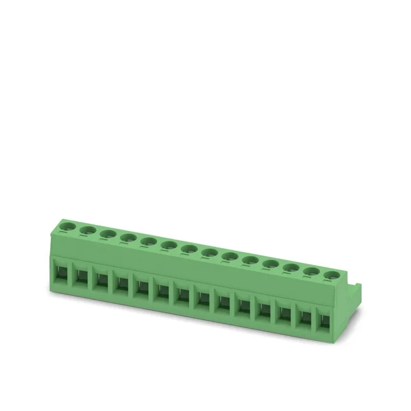 Phoenix Contact MSTB 2.5/14-ST-5.08 Series Pluggable Terminal Block, 14-Contact, 5.08 mm Pitch, 12A Current, 1 Row 1757132