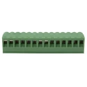 Phoenix Contact MSTB 2.5/14-ST-5.08 Series Pluggable Terminal Block, 14-Contact, 5.08 mm Pitch, 12A Current, 1 Row 1757132