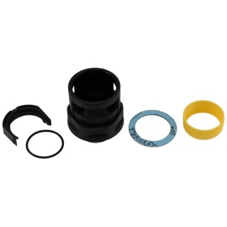 Kopex Nickel Thread Conduit Fitting, 32 mm Nominal Size, Nylon 12, Black, IP68 Rated 7TCA297120R0342 NENV0606