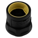 Kopex Nickel Thread Conduit Fitting, 32 mm Nominal Size, Nylon 12, Black, IP68 Rated 7TCA297120R0342 NENV0606