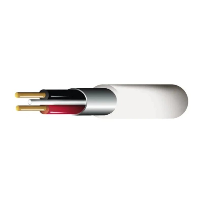 Prysmian 2 Core Power Cable, White, 1.5mm² Cross Section, 500V Voltage, 70°C Maximum Operating Temperature, 100m Length FP200