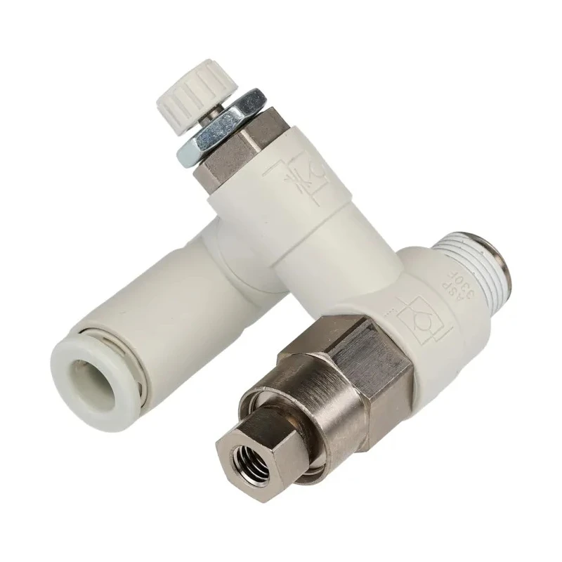 SMC AS Series Flow Controller Flow Regulator R Tube 1 MPa Max Operating Pressure 60°C ASP330F-01-06S