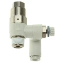 SMC ASP Series Flow Controller Flow Regulator with Tube Outlet 6mm, Threaded Inlet R 1/4 ASP430F-02-06S