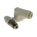 SMC ASP Series Speed Controller Flow Regulator 1/8 in R Inlet 8 mm One-Touch Outlet 1 MPa Pressure ASP330F-01-08S