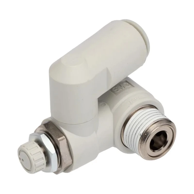 SMC ASP Series Speed Controller Flow Regulator 3/8 in R Inlet 3/8 in Tube Outlet 10 mm ASP530F-03-10S